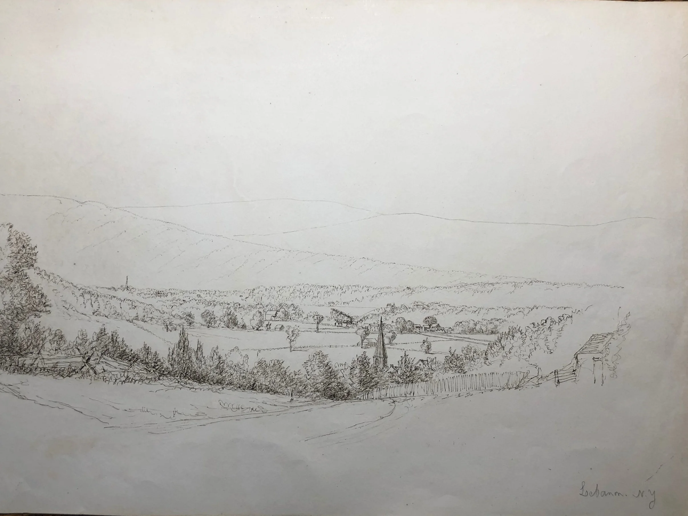Sketch of Lebanon, NY (mid 19th century)