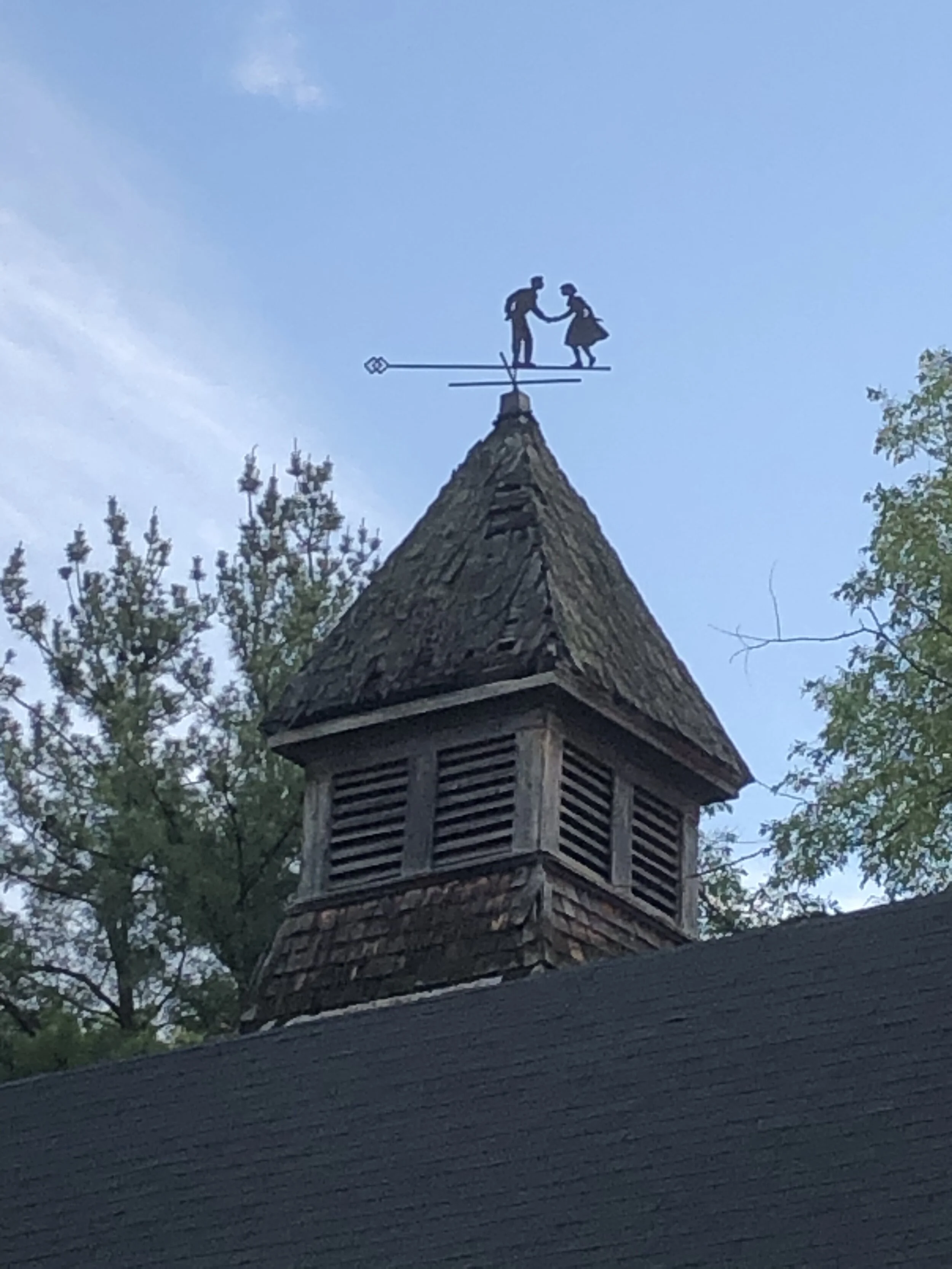 Weathervane designed by Elizabeth Babcock and made by her son Louis
