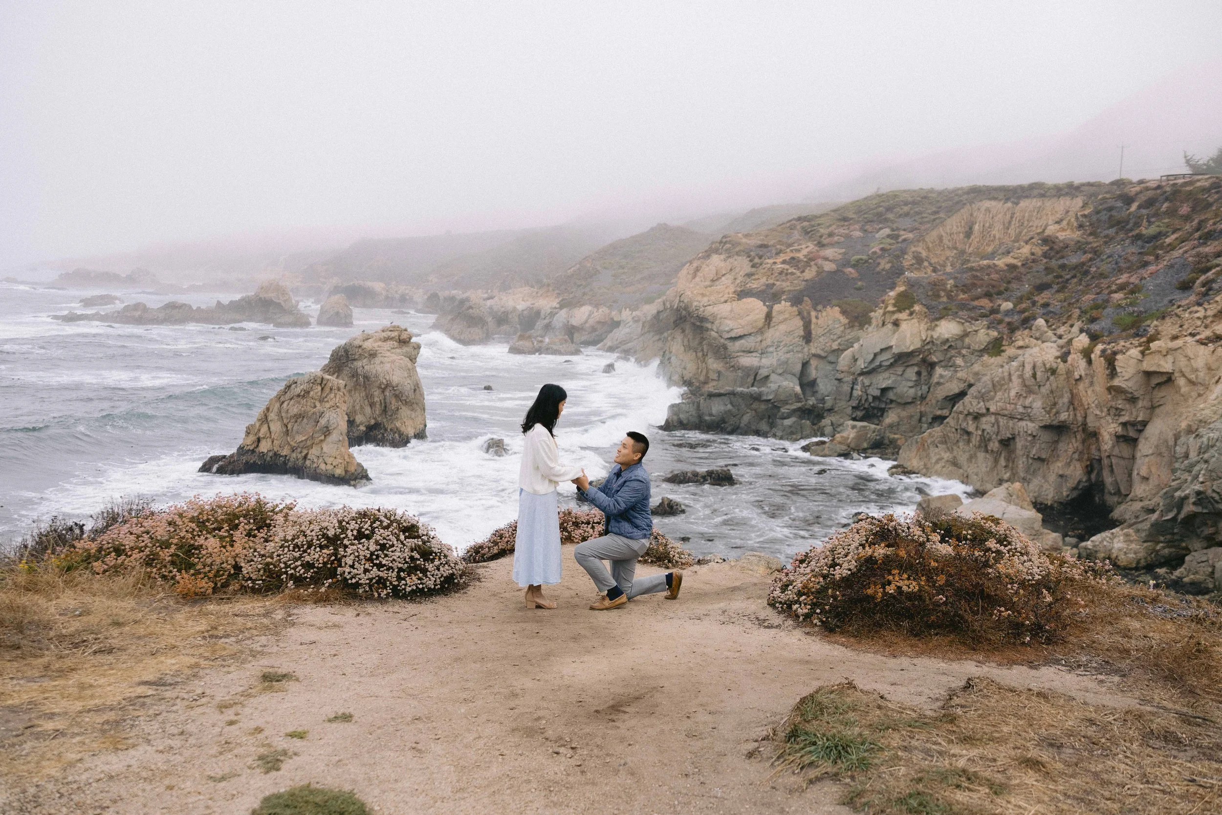 Big Sur Garrapata Proposal and Elopement 