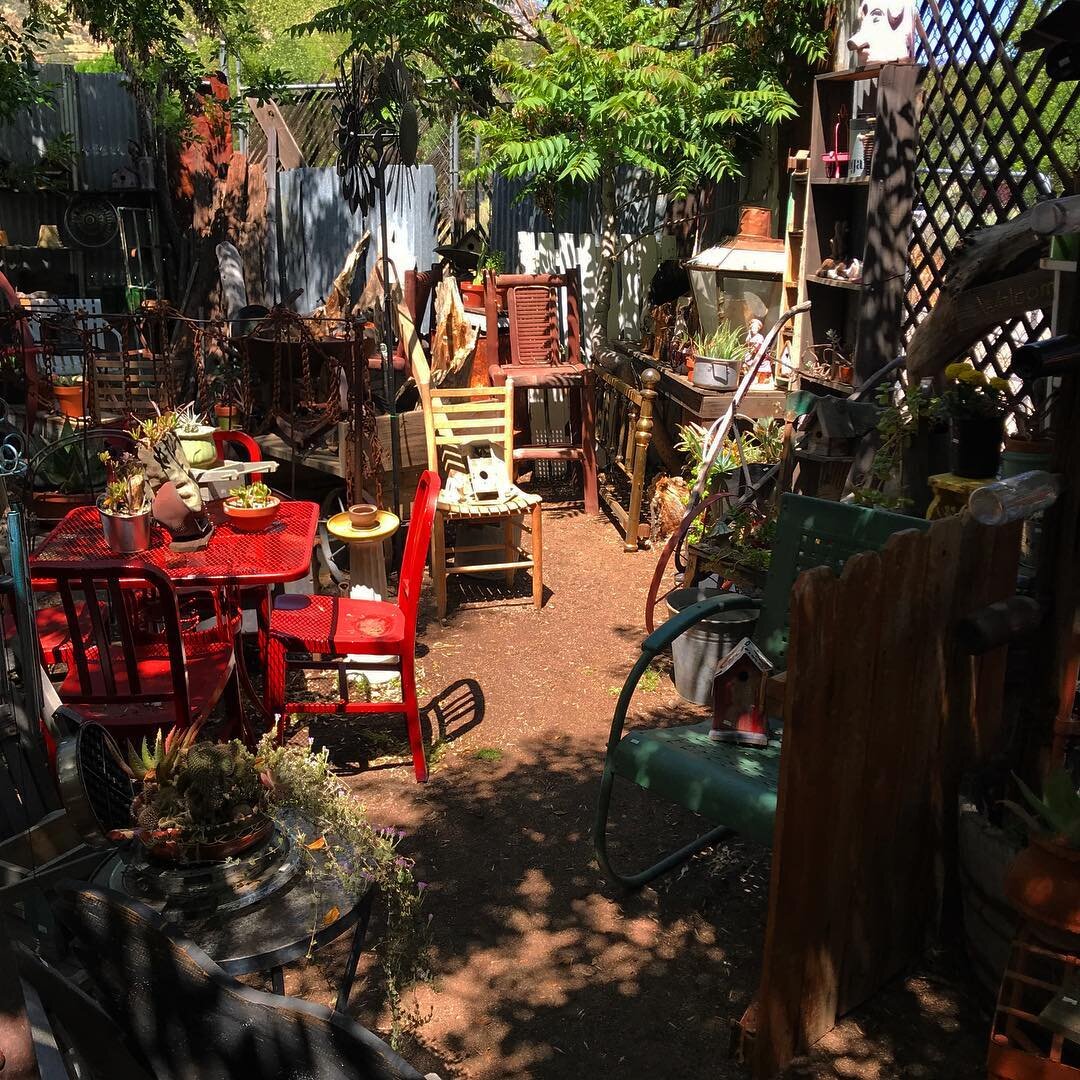 Antique store // succulent garden // gnome factory // fairy world