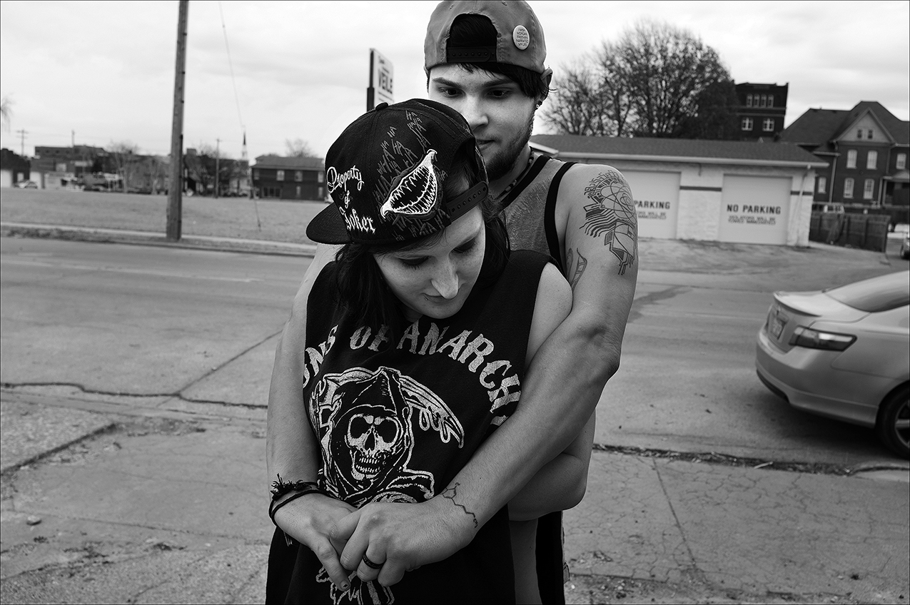 February 2017: Dakota and Skyler wait outside for the Horizons Soup Kitchen to open for lunch. “Horizons Soup Kitchen did a lot to help us with food. They’re not open on the weekends, but Salem Church serves food on Saturdays. As far as Sunday is concerned, you better save up some food during the week, or you’ll go without. An organization that didn’t really help and I even ended up begging them for help and I hate to say this, but was the Salvation Army,” Dakota said. Dakota said he asked the Salvation Army for rent assistance or help with anything to try and get a roof over his head. “They did not help at all and I wanted to stay at their shelter. I can understand them being full, or them having literally no vacancies or anything. I didn’t receive any kind of assistance from them. Even a coat would have been nice.” Instead, Dakota turned to The Ladies of Charity who provided clothing. “Without them, we wouldn’t have had coats to get through the winter. Catholic Charities did a lot for us too. They did a lot more of the infant type aid, like baby formula and clothes.”