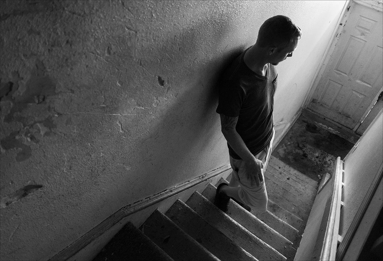 Suffering from PTSD, Sean, struggles to fit in with society upon his return from fighting a war in Afghanistan. See and hear Sean’s story right here under “THE STORIES,” found in the navigation menu at the top of the page.