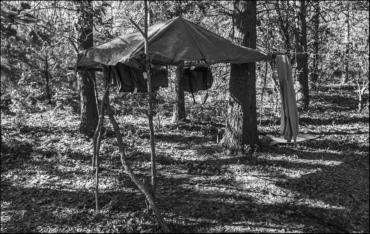 This is one of several makeshift homelessness shelters within the city limits of Quincy. Individuals are struggling in the elements, largely because there simply isn’t enough shelter space. As an example, the Salvation Army Emergency Shelter in Quincy only has 14 rooms. Of the 14 rooms only one room is designated as a “family-sized room.” It has 2 beds, a small bed for a baby or small child, and the possibility of setting up a cot. There’s nothing for larger families. The remaining rooms have 2 beds each. The homeless are turned away regularly. There’s simply no room. If the organization has money, and often they run out within the first two weeks of the month, the homeless are provided a voucher to stay in a arguably unsafe motel room in town known for drugs, prostitution and other issues detrimental to those who must stay there. If you would like to join us in solving this issue and others, please send your contact information to quincyilpovertyproject@gmail.com
