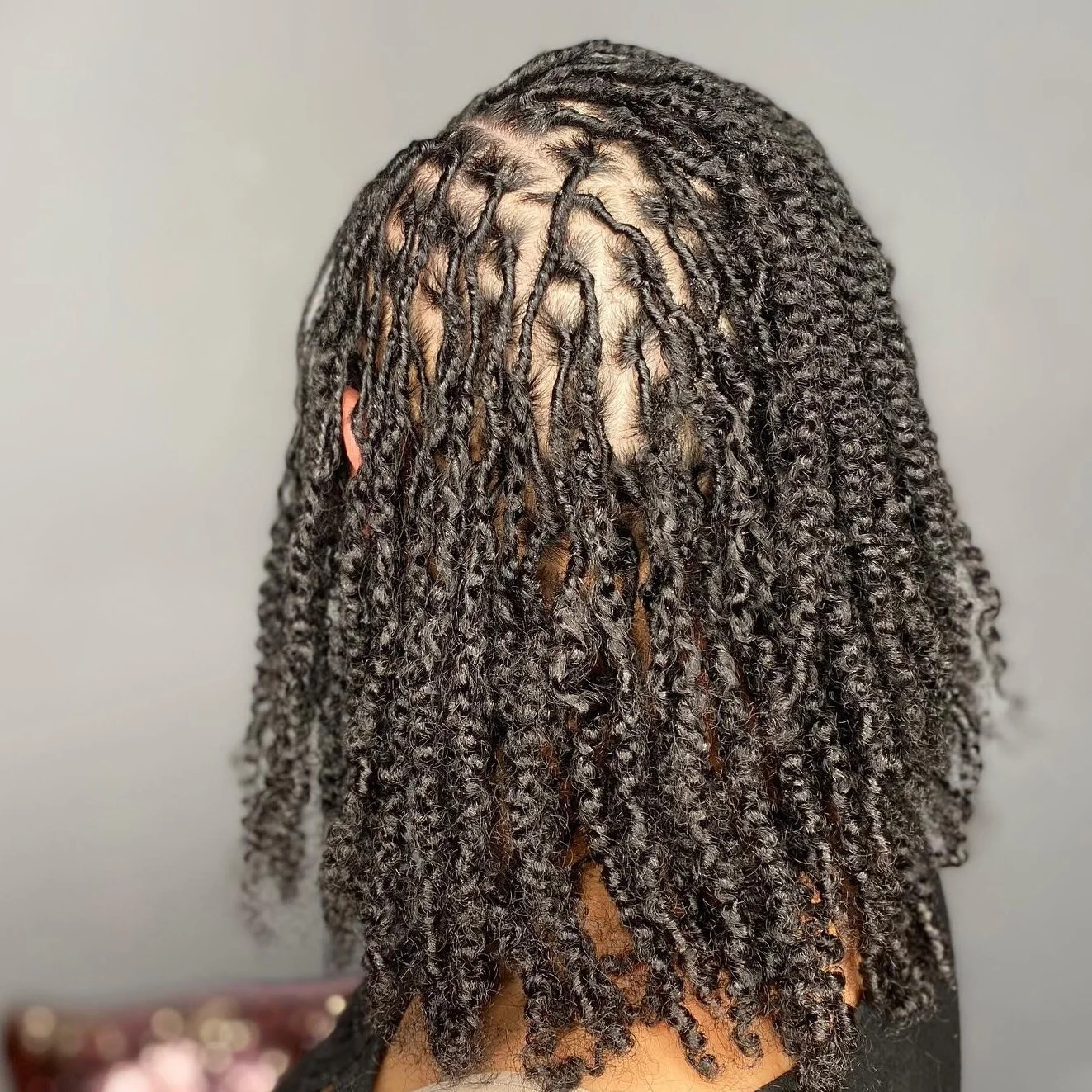 First Loc Maintenance 🎉🥳!!! 
•
—
•
Swipe to the end for Day 1 pictures! Locs started as a two strand twist set!!! 
•
—
•
We are now accepting New Loc clients!! Link is in the bio!