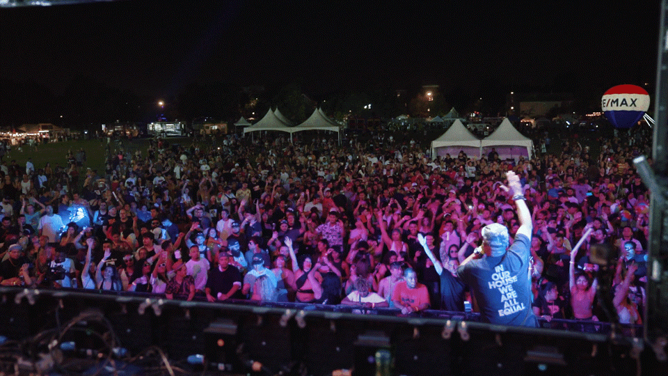 A vibrant music festival atmosphere at Aftershock Festival 2021