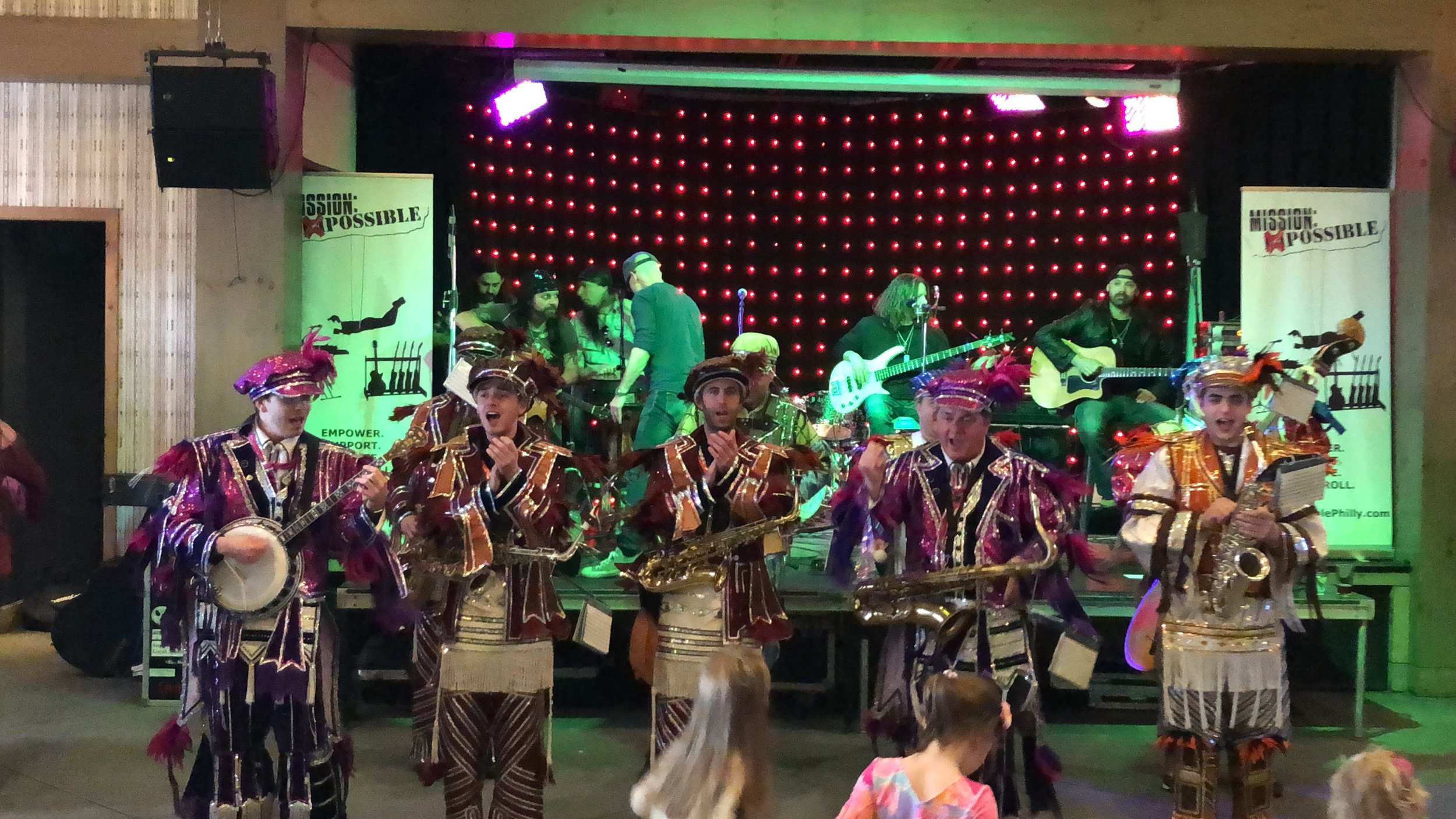 Special appearance by the Quaker City String Band Mummers!