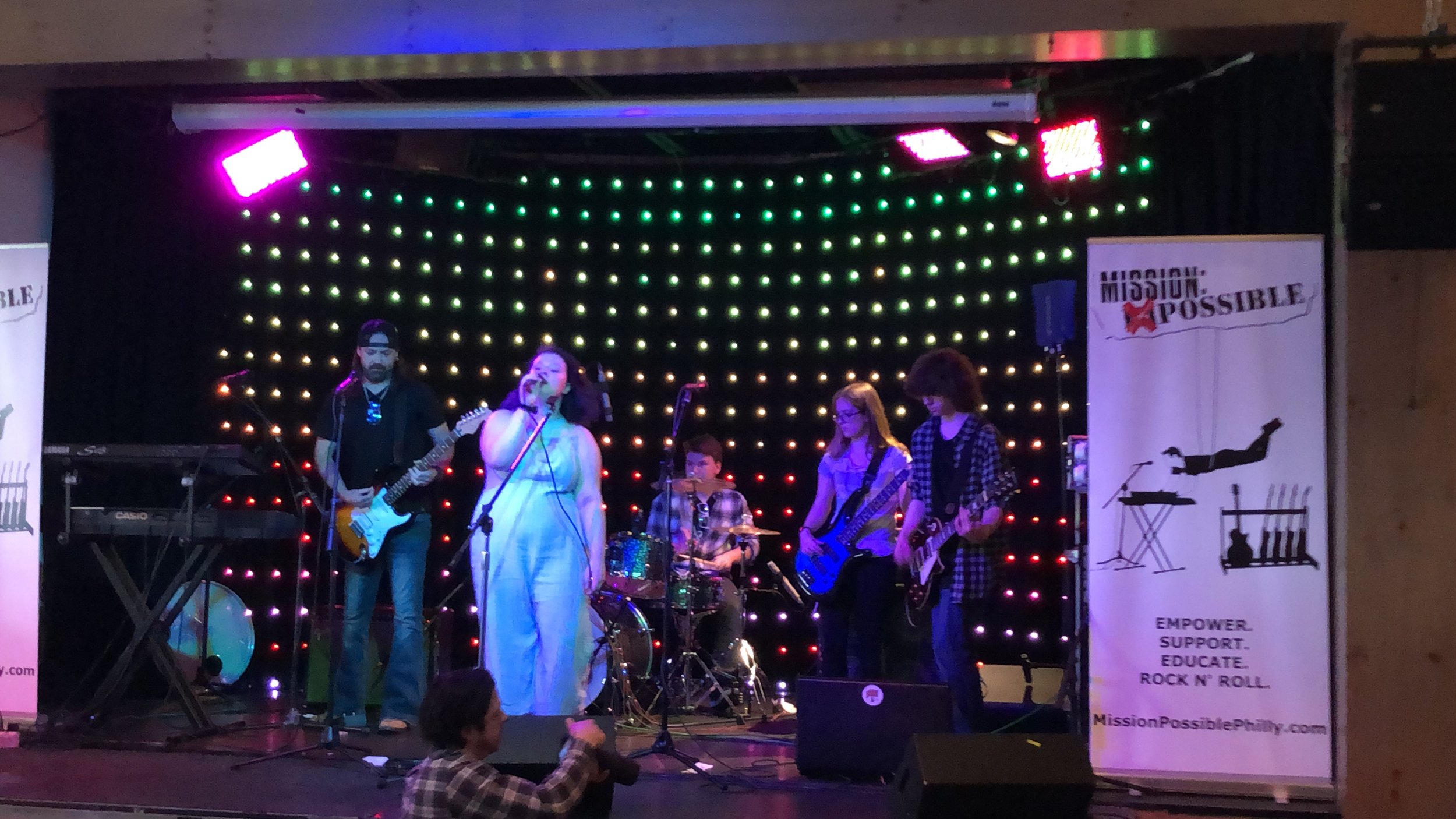 M:P2 incredible moment #17: The School of Rock kids perform “Far Behind” by Candlebox with Brian Quinn on guitar.