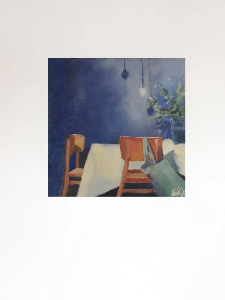 Study for "The Blue Dining Room"
