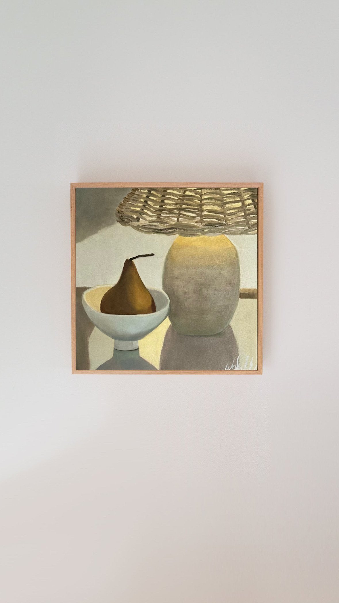 A Pear, a Bowl and a Lamp