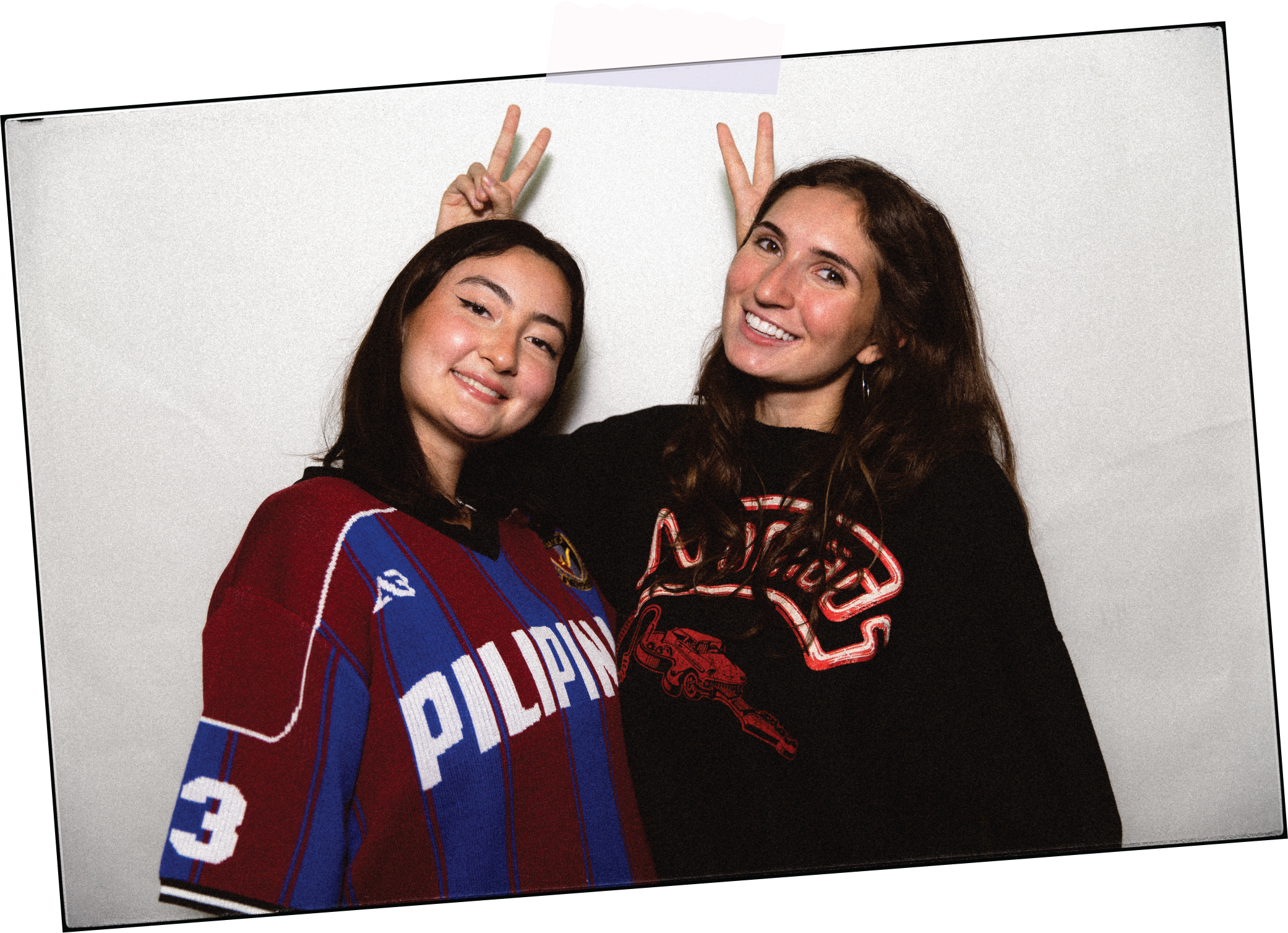 A photo of Sophia and Joanna, our president and vice president.