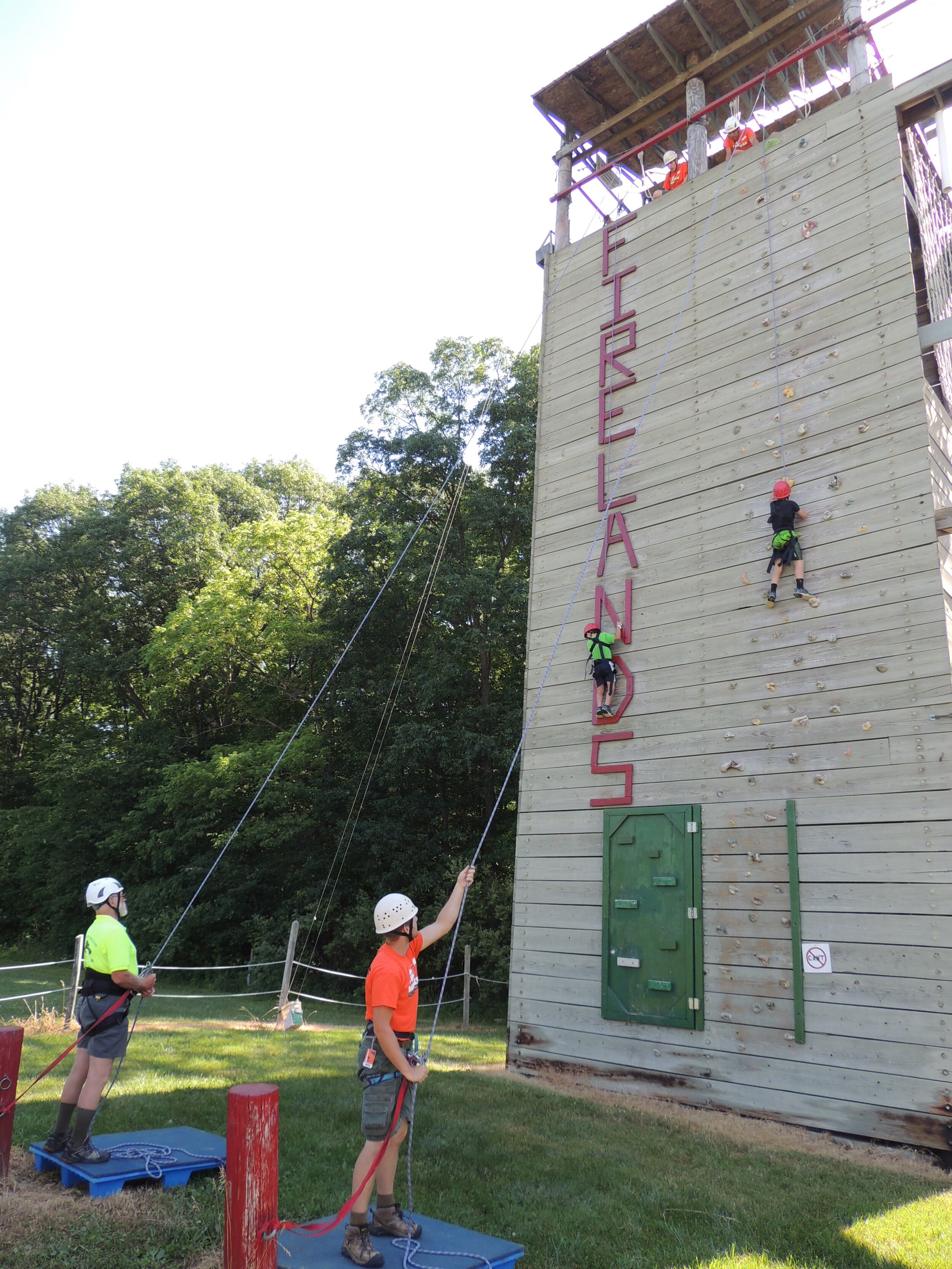 Program Area Spotlight: Climbing & Rappelling Tower — Lake Erie Council