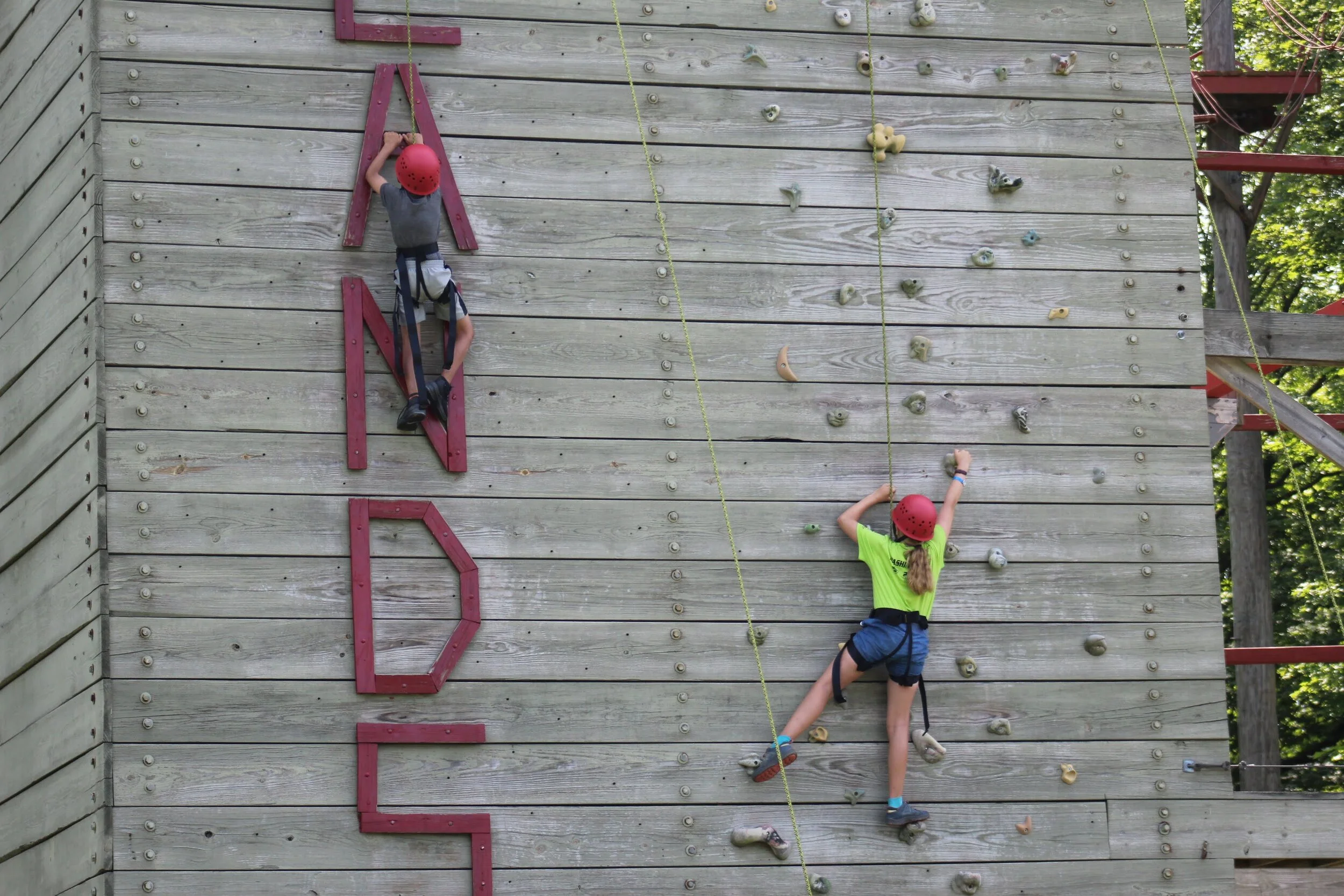 Program Area Spotlight: Climbing &amp; Rappelling Tower