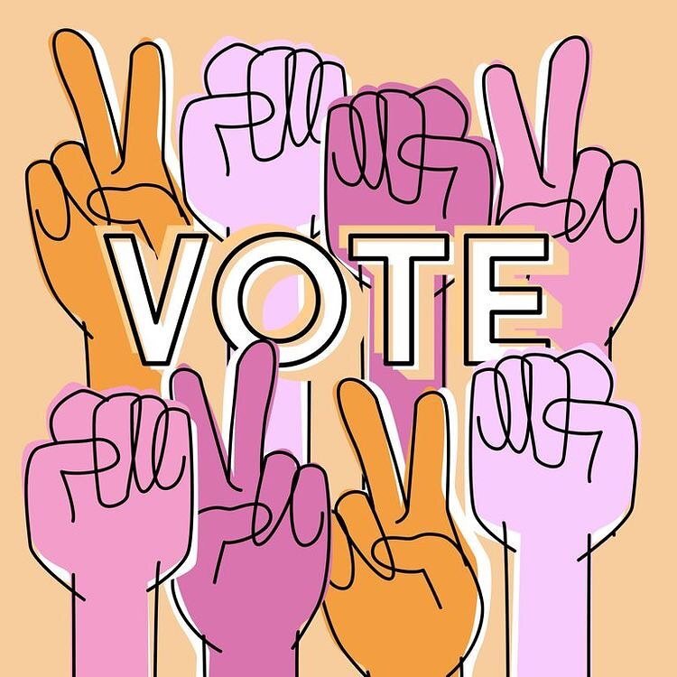 Friendly reminder that the voting deadline in California is Monday, October 19th! Make sure you register and in the meantime check out our story for some fun voting merch to buy before the election!