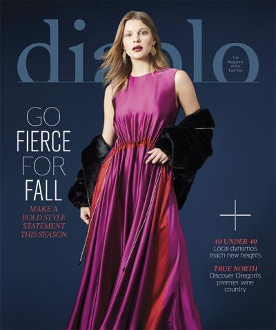 Diablo Magazine, 09/18 cover, styling by Jeneffer Jones