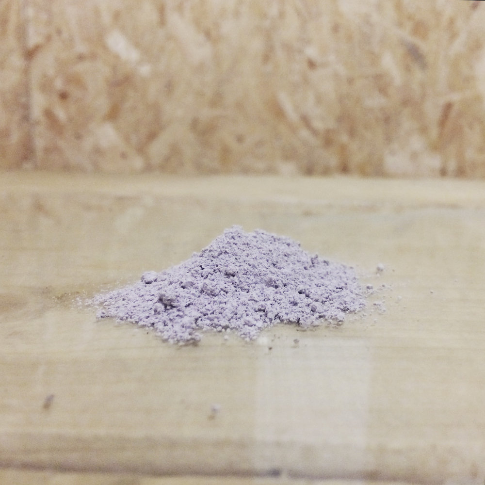  Purple ash from the Spit and Sawdust fire pit. This was ground up and made into an egg tempera paint which I used to create the final  wall mural . 