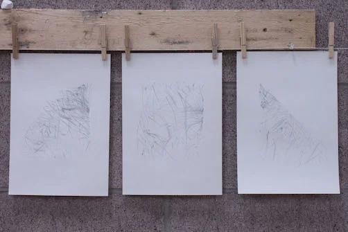 Traces, skatepark mark making, Spit and Sawdust, Cardiff.