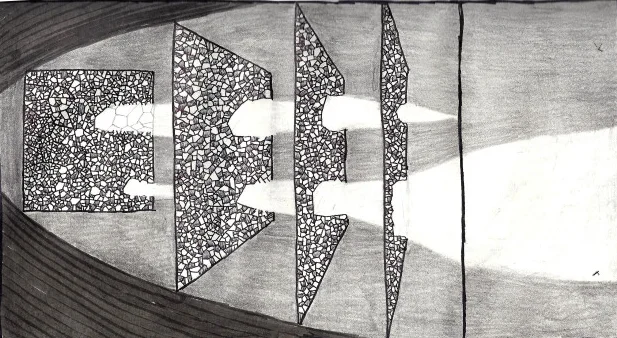 "Parallel terraced scan" describes a positive feedback-mechanism believed to play a role in human perception, in which a space of possible hypotheses is explored in parallel, but resources are allocated in proportion to how promising each seems.
