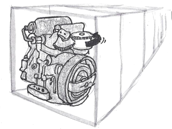 A scientist's task to chart the causal structure of a system through experimentation can be compared to that of understanding the workings of a complex contraption by identifying things that change in its state (e.g. sound) and linking it to parameters (the settings).