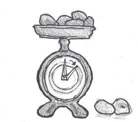 Relationships are typically linear only over restricted ranges. For example, the number of potatoes on this kitchen scale is related to the number of degrees rotated by its arm... until it has gone full circle. 