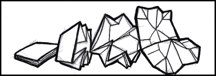 Kolmogorov complexity defines complexity as the size of the computer program that outputs it. A highly ordered system, like an origami figure, can be similarly compressed into its folding instructions.