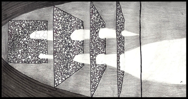 "Parallel terraced scan" describes a positive feedback-mechanism believed to play a role in human perception, in which a space of possible hypotheses is explored in parallel, but resources are allocated in proportion to how promising each seems.