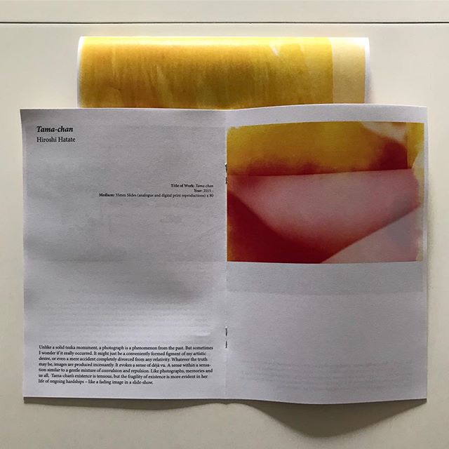 The Tsuka digital catalogue is downloadable from the website and works nicely printed as an A5 on recycled paper. The CCP is open today 12 - 5. www.tsukaproject.com