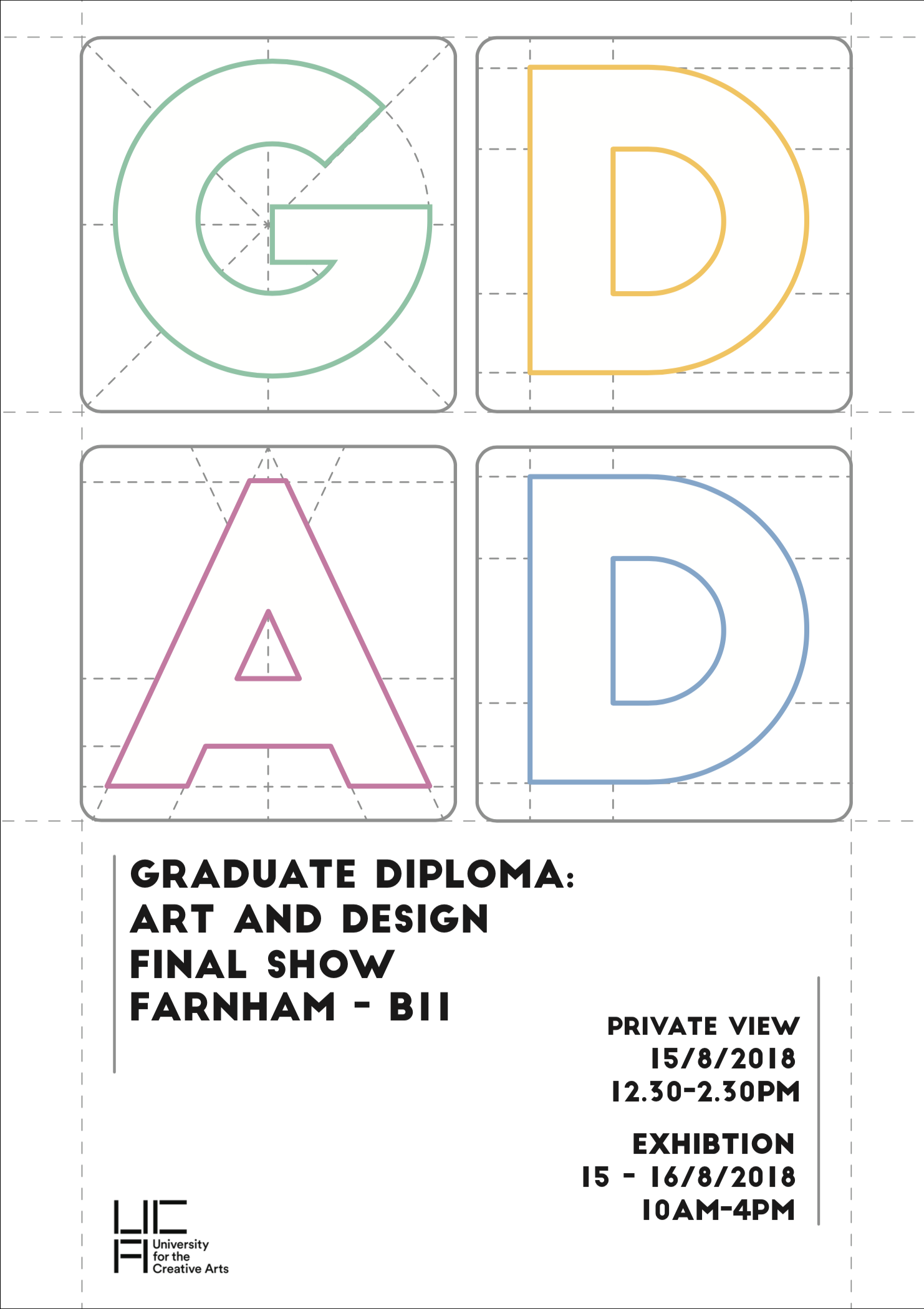 Graduate Diploma: Art and Design Poster