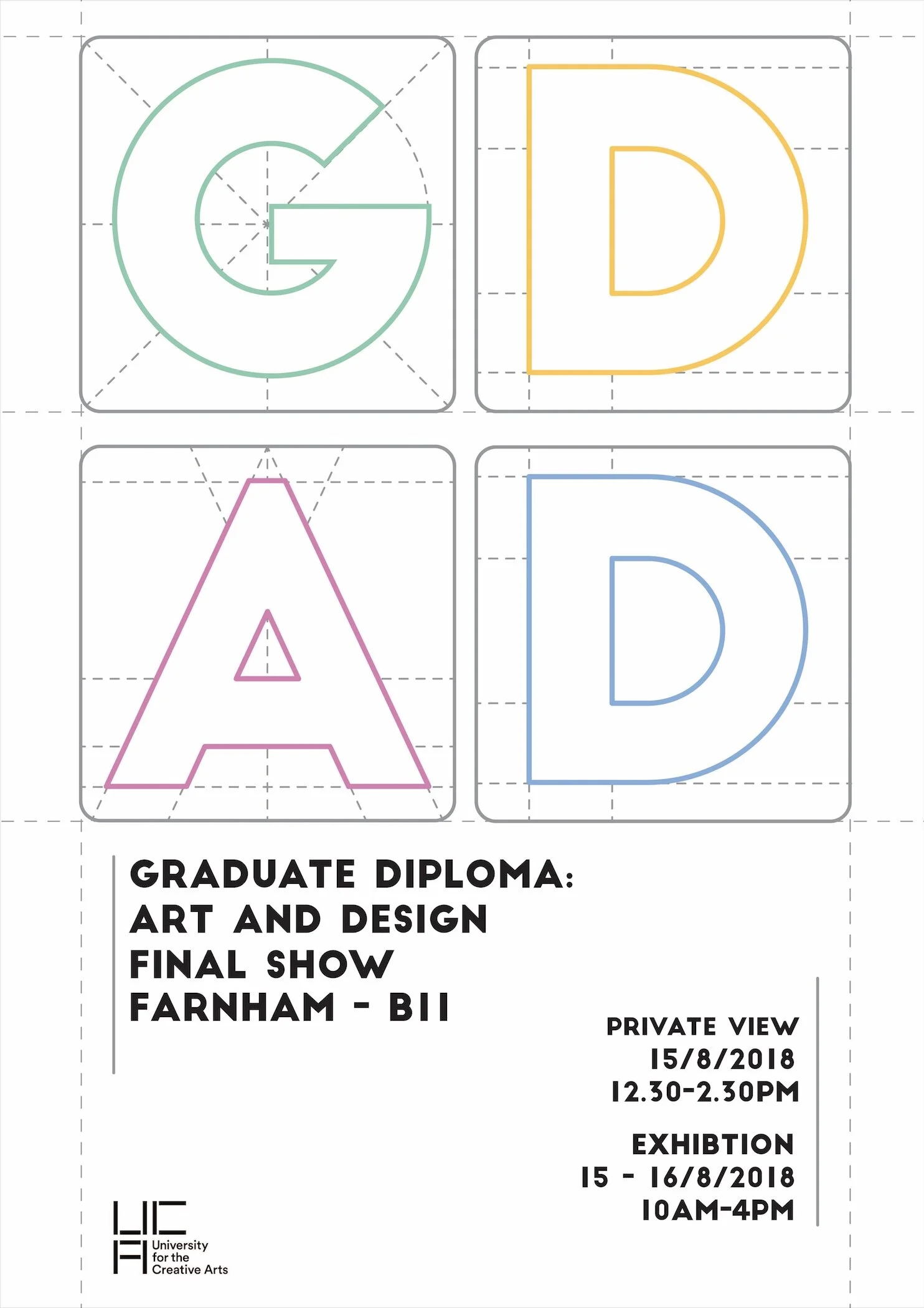 Graduate Diploma: Art and Design Final Show Poster