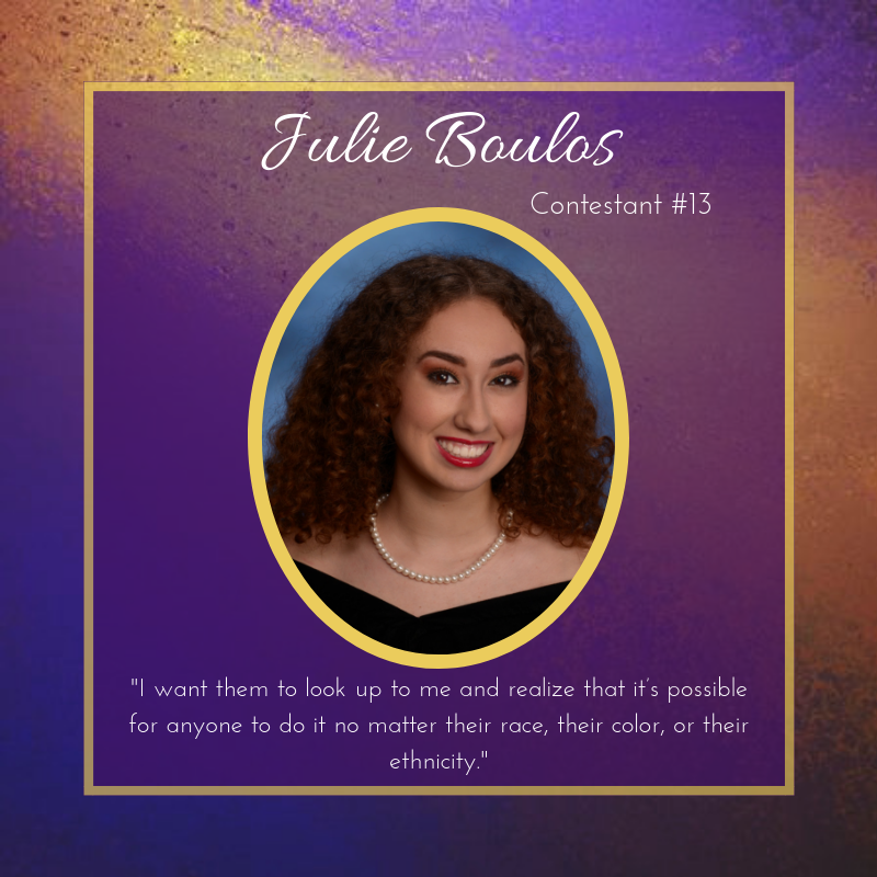 Contestant 13: Julie Boulos