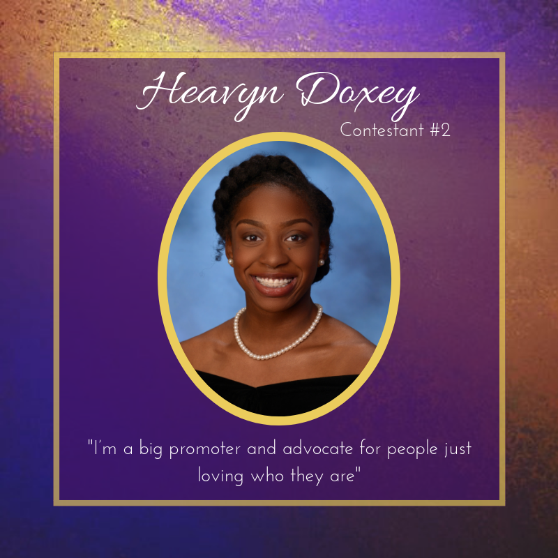 Contestant 2: Heavyn Doxey  