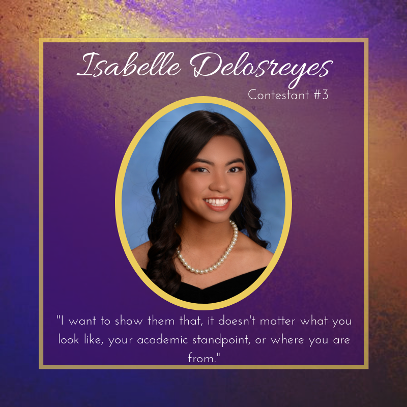 Contestant 3: Isabelle Delosreyes