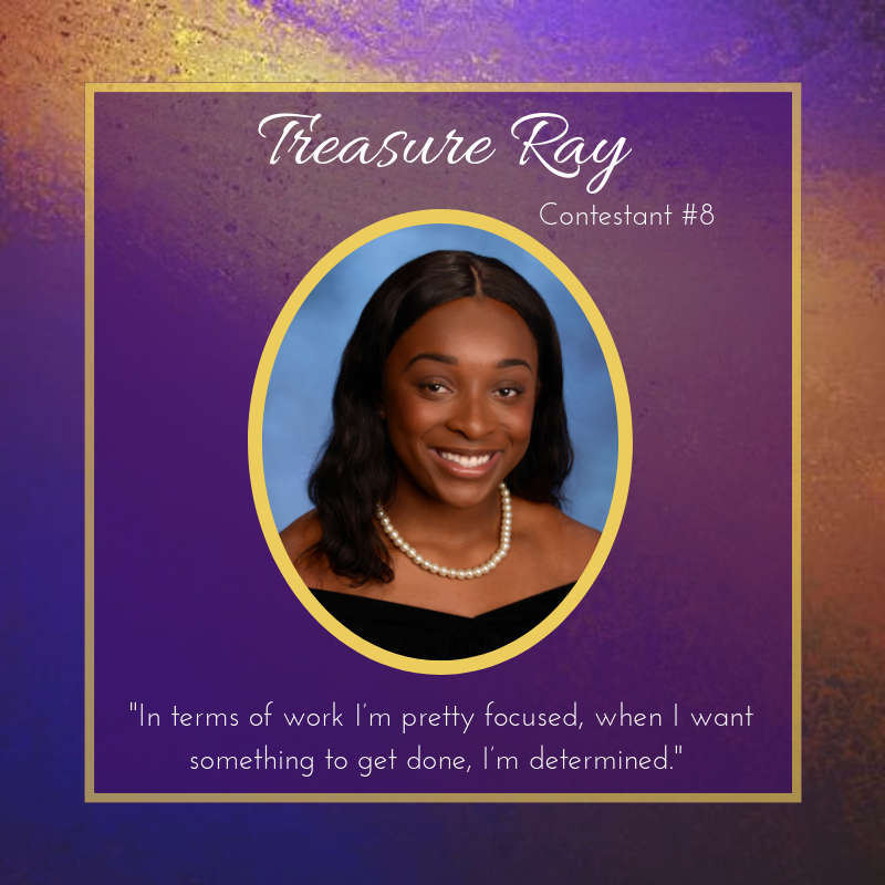 Contestant 8: Treasure Ray