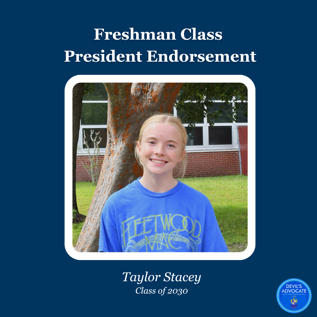 Freshman President Endorsement: Taylor Stacey