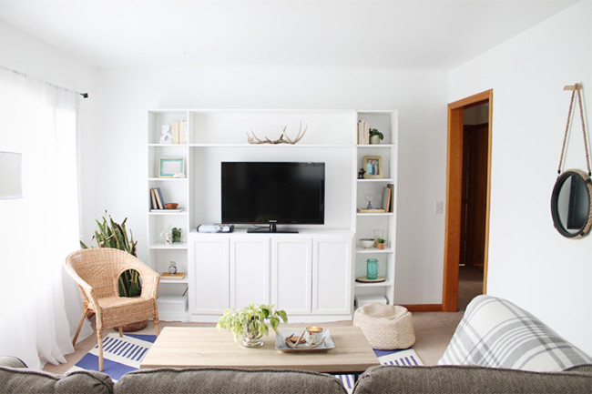 DIY IKEA Hack Built-Ins
