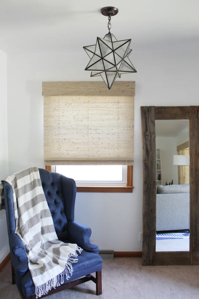 modern rustic cottage living room