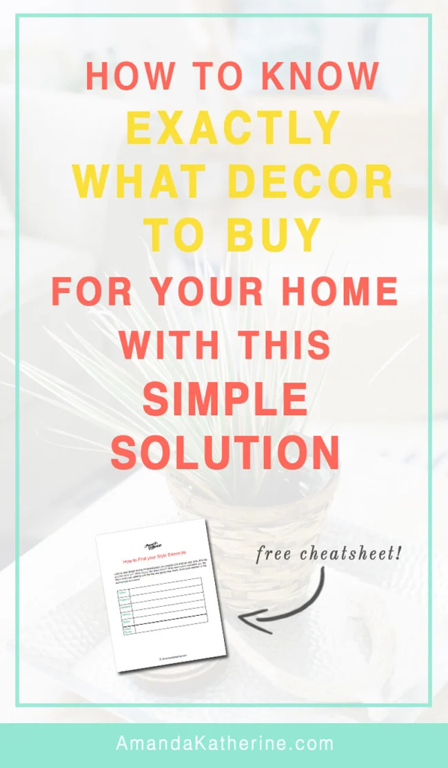 how to know what home decor to buy