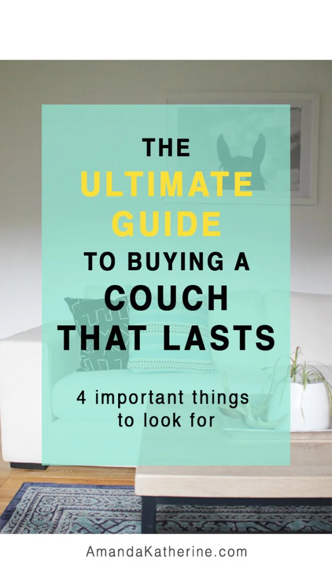tips to buying a couch for your home that will last