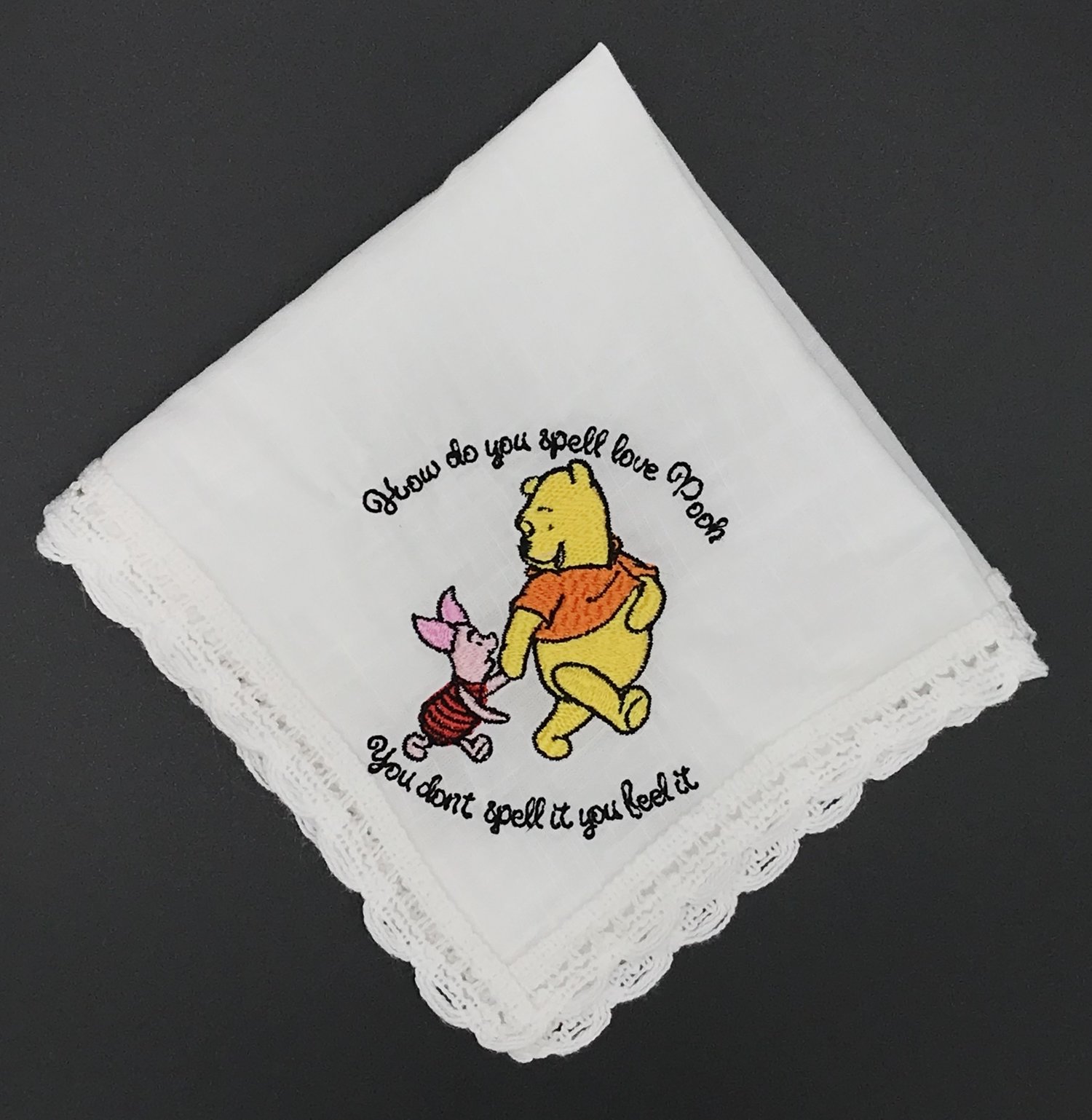 Vintage winnie the pooh handkerchief