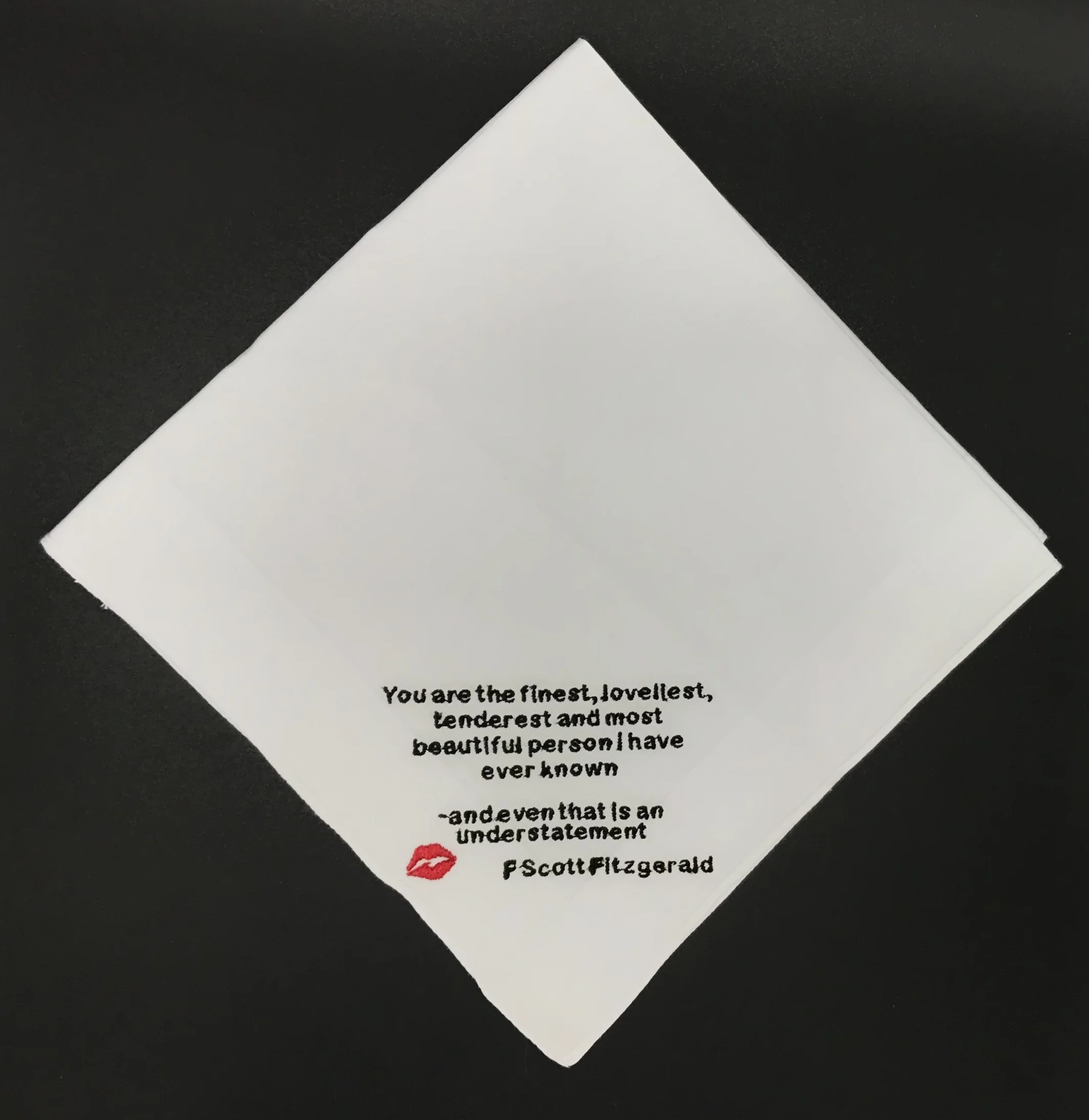Love Note Hanky