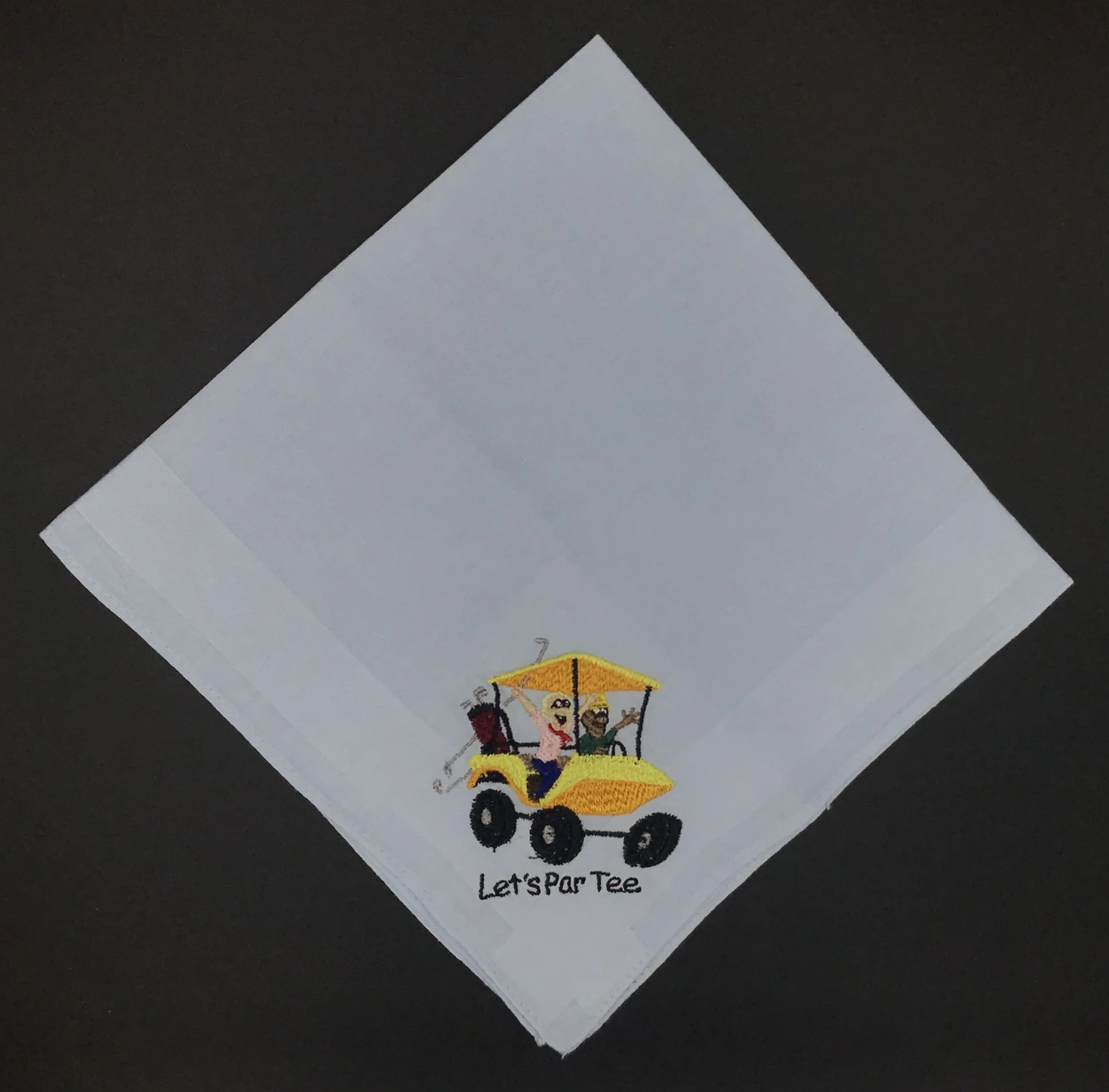 golf par tee handkerchief