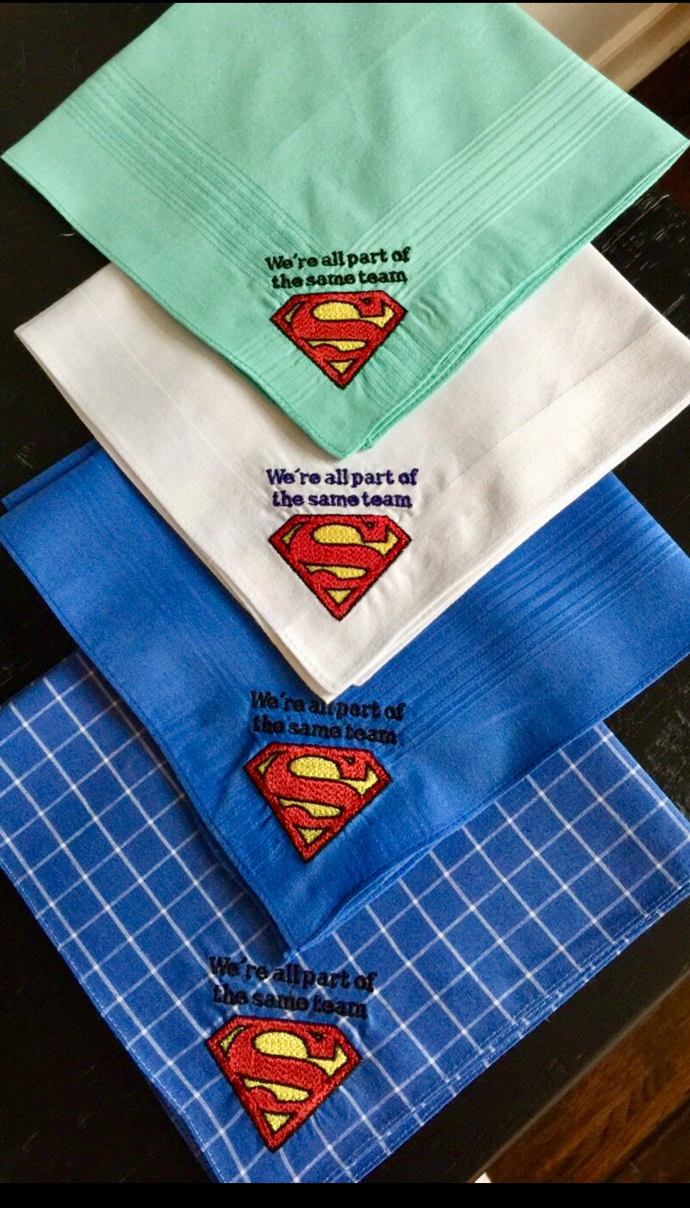 Custom Superman Handkerchiefs