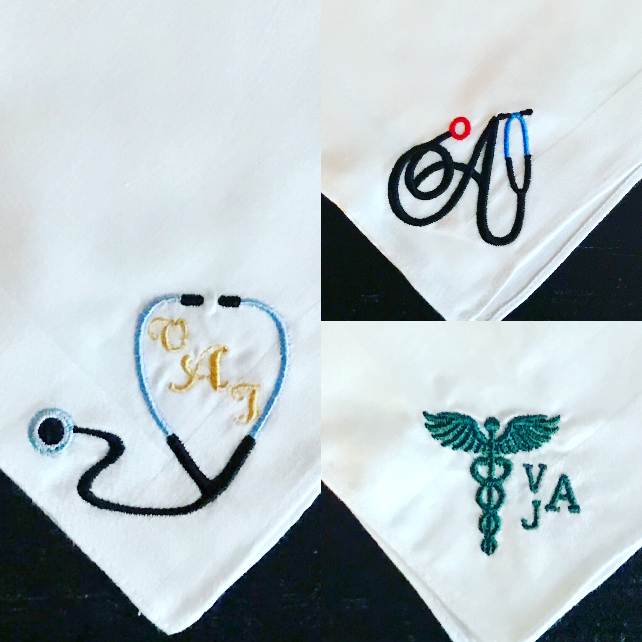 Medical Monogram Handkerchiefs for Physicians.JPG