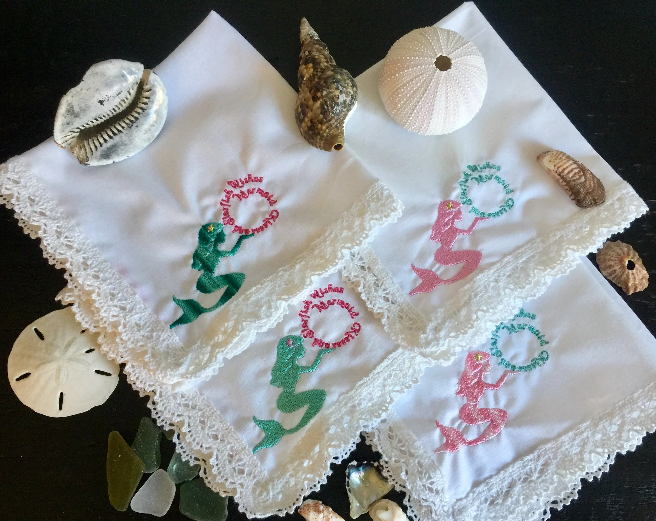 mermaid kisses handkerchief selection.jpg