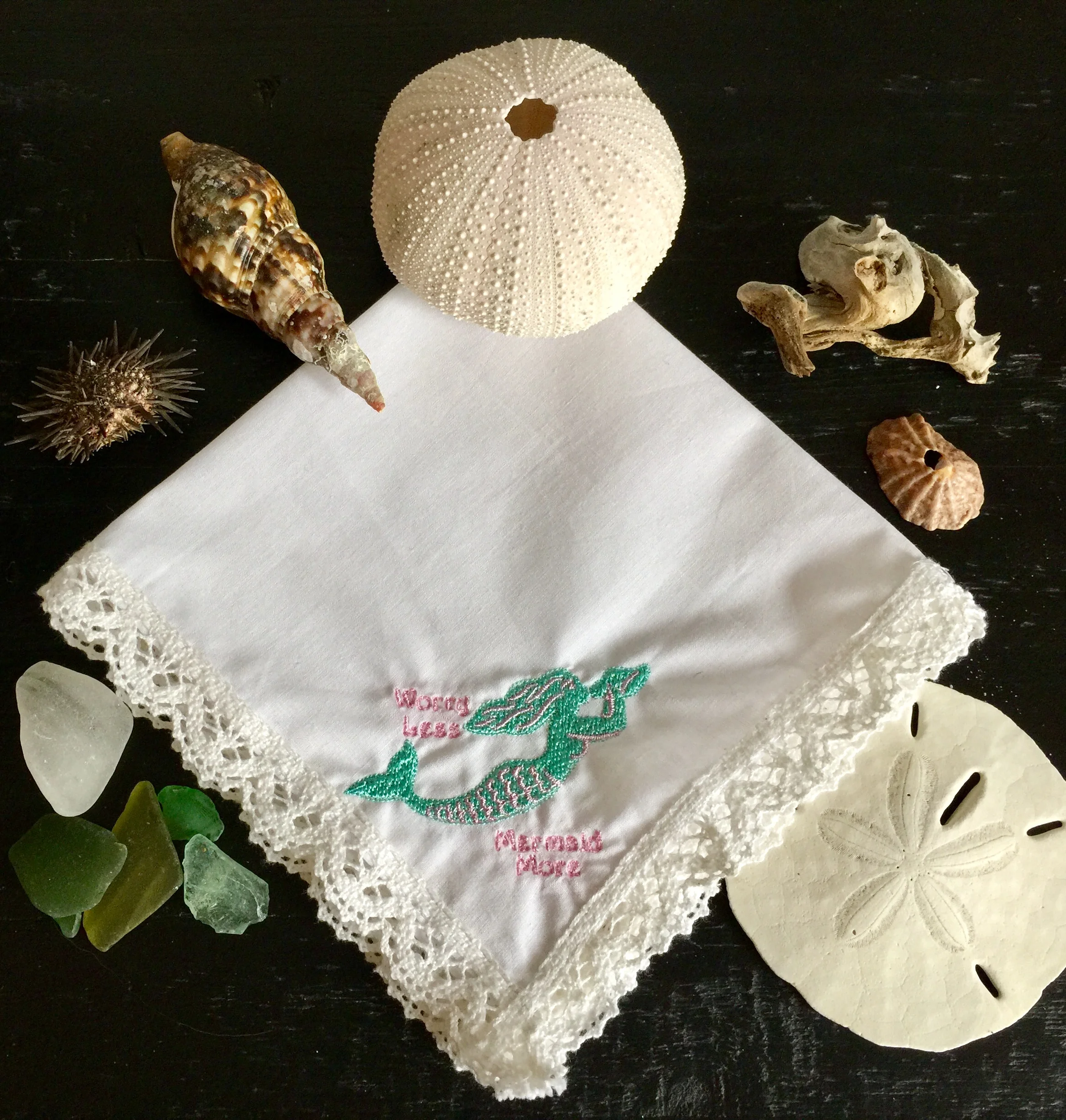 worry less mermaid more handkerchief sea green.jpg