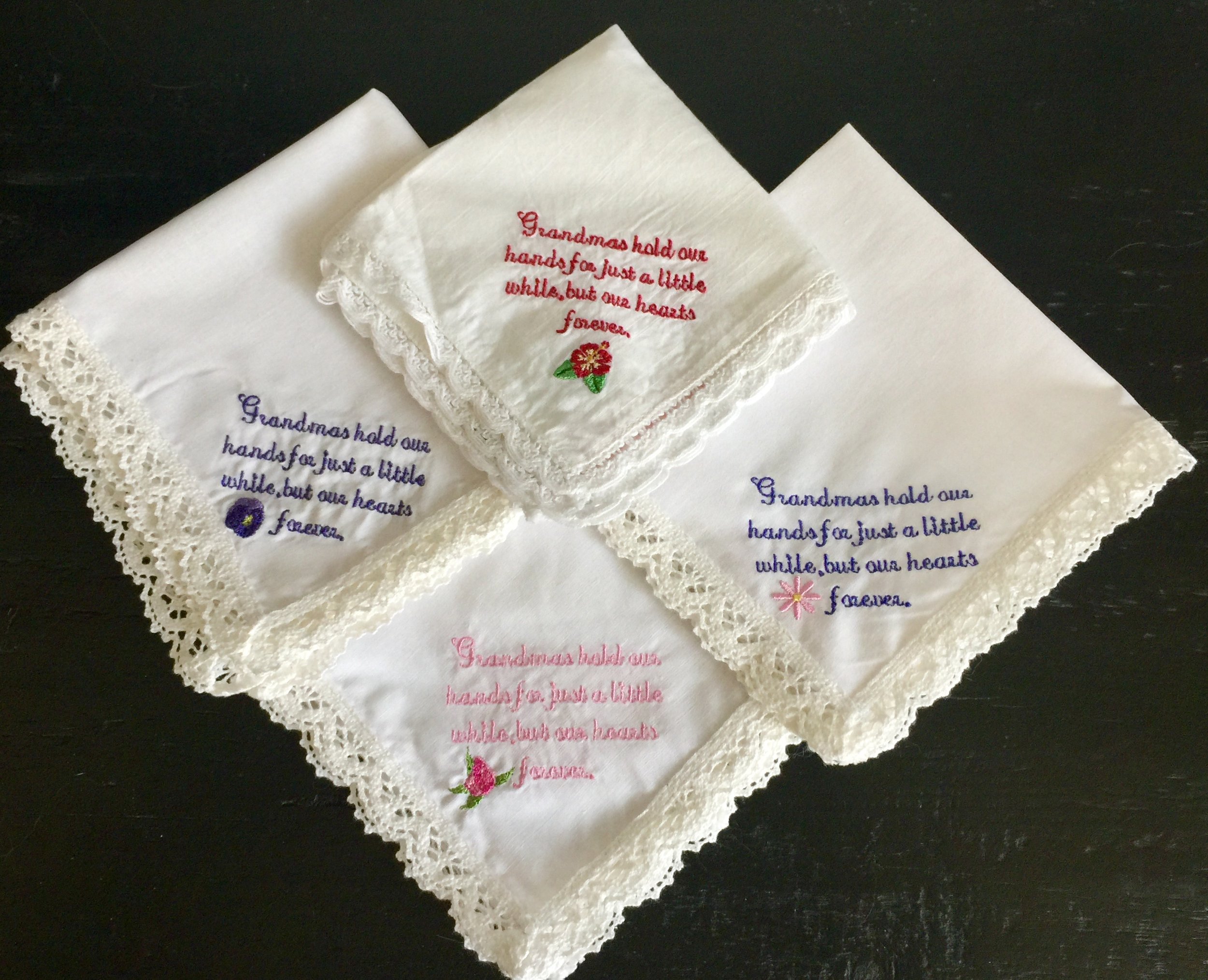 Grandmas hold our hands Embroidered Lace Handkerchief set.jpg
