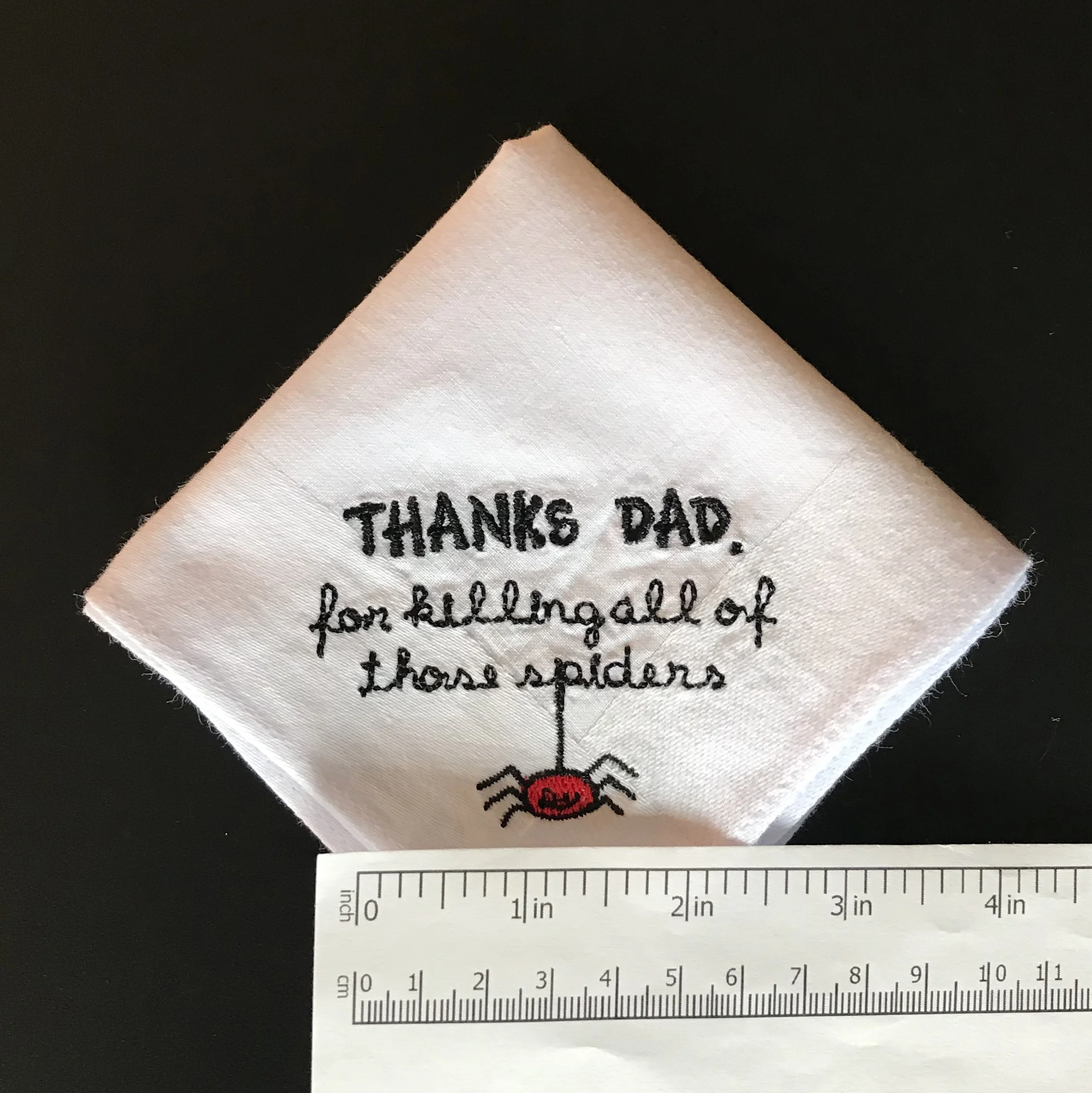 Thanks Dad Spiders mens red quarter with ruler.jpg