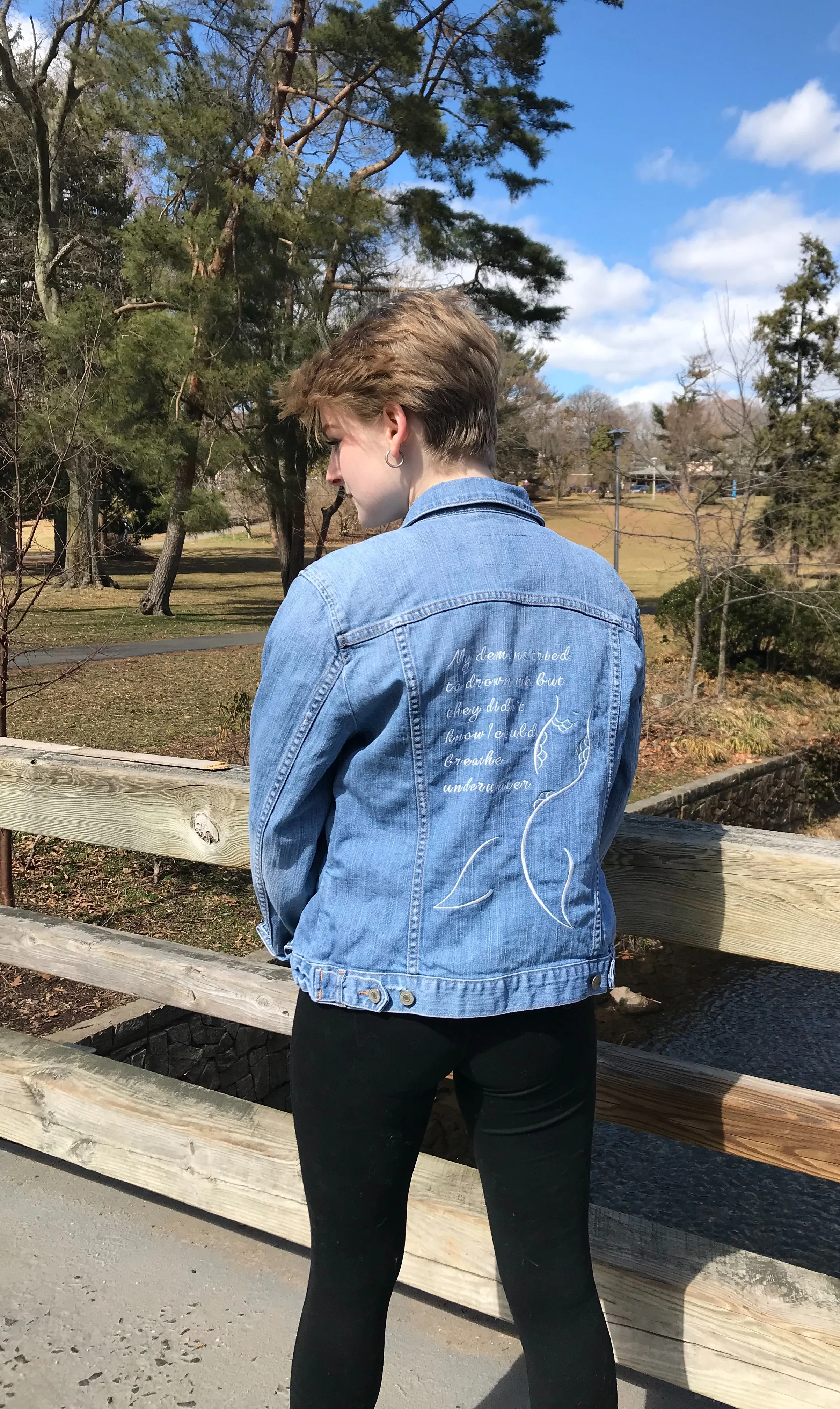 My Demons tried Mermaid Denim Jacket.jpg