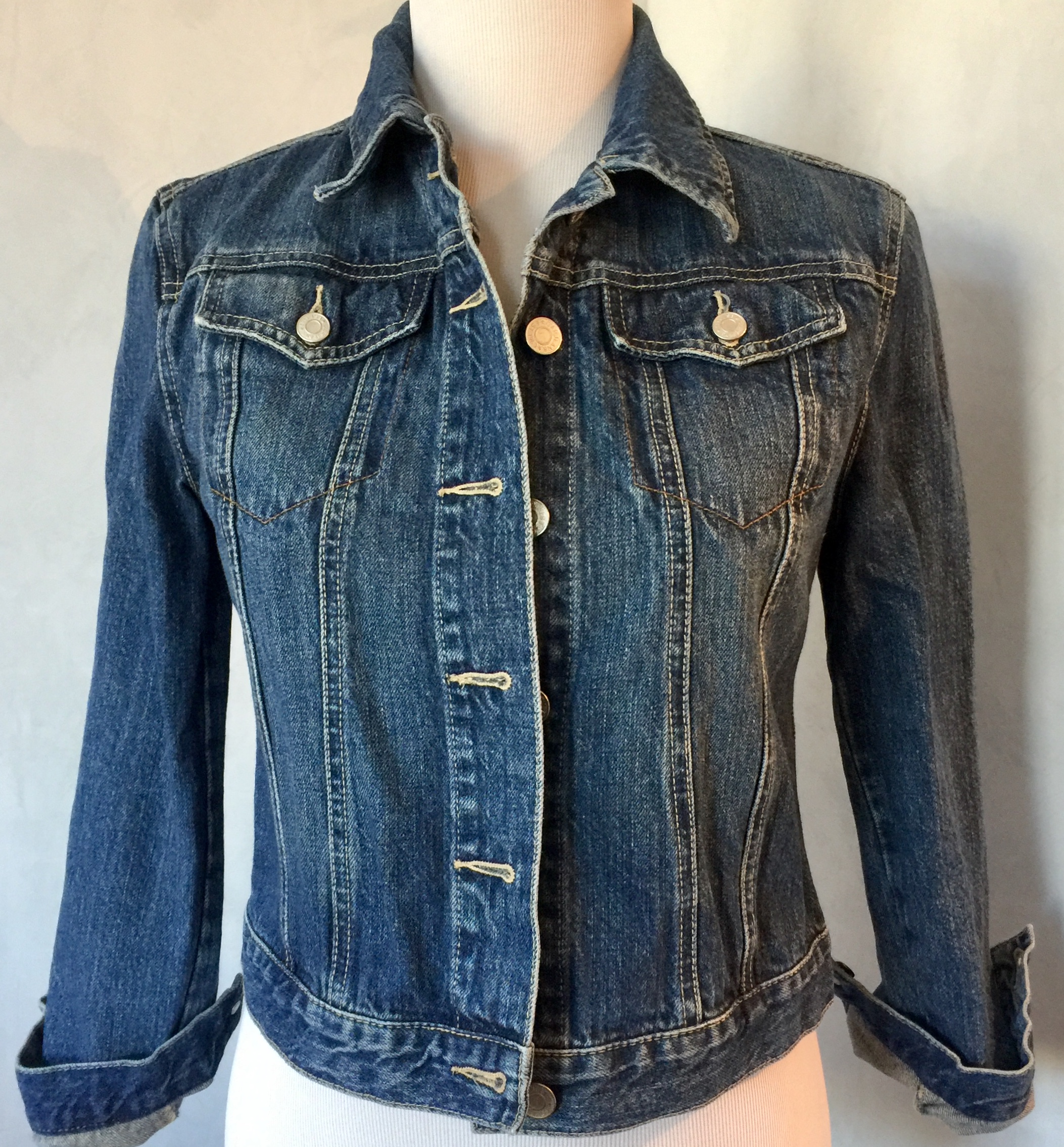 peacocks white denim jacket