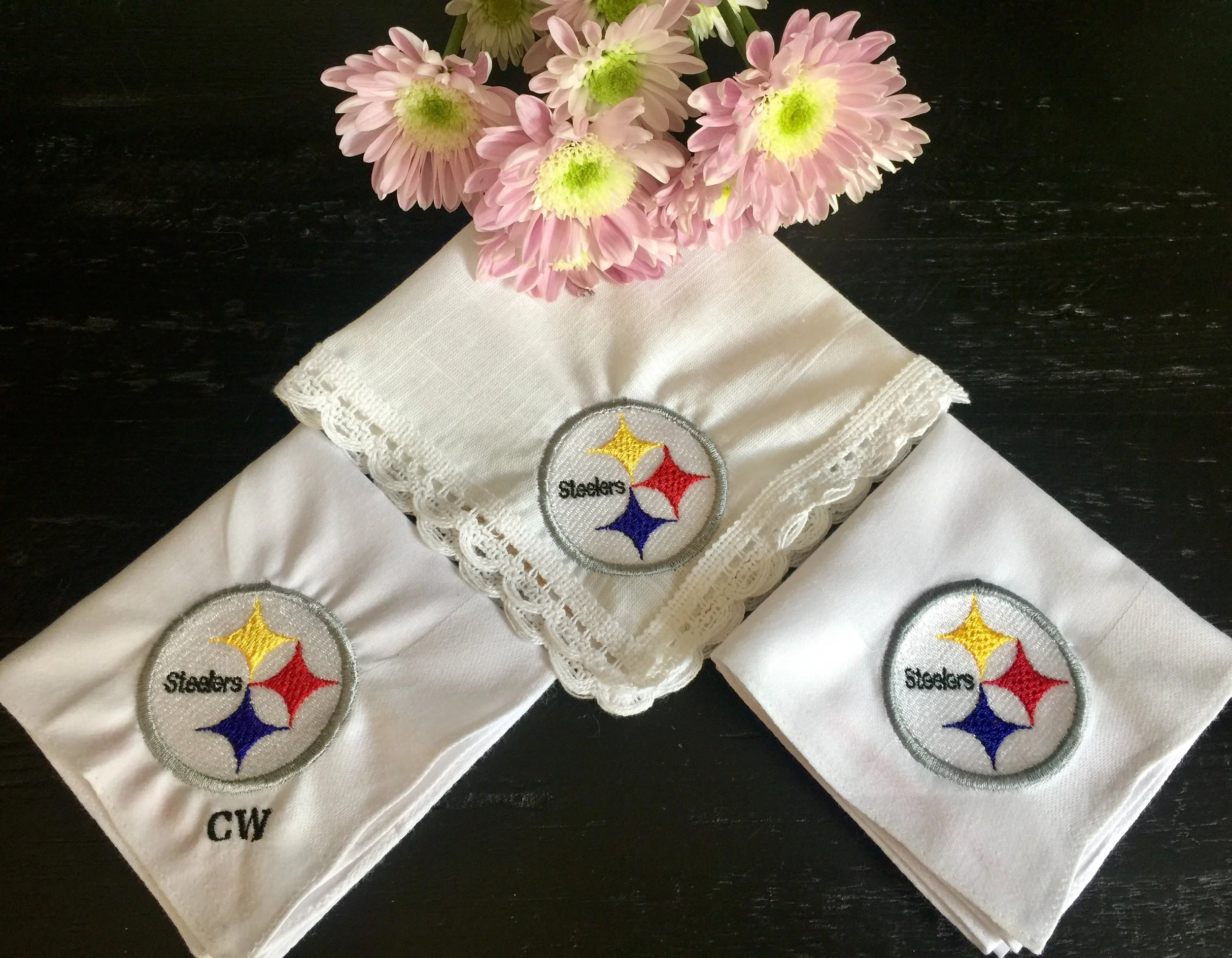 Crossword Puzzle Expert Embroidered Handkerchief — Sew Cheeky & The