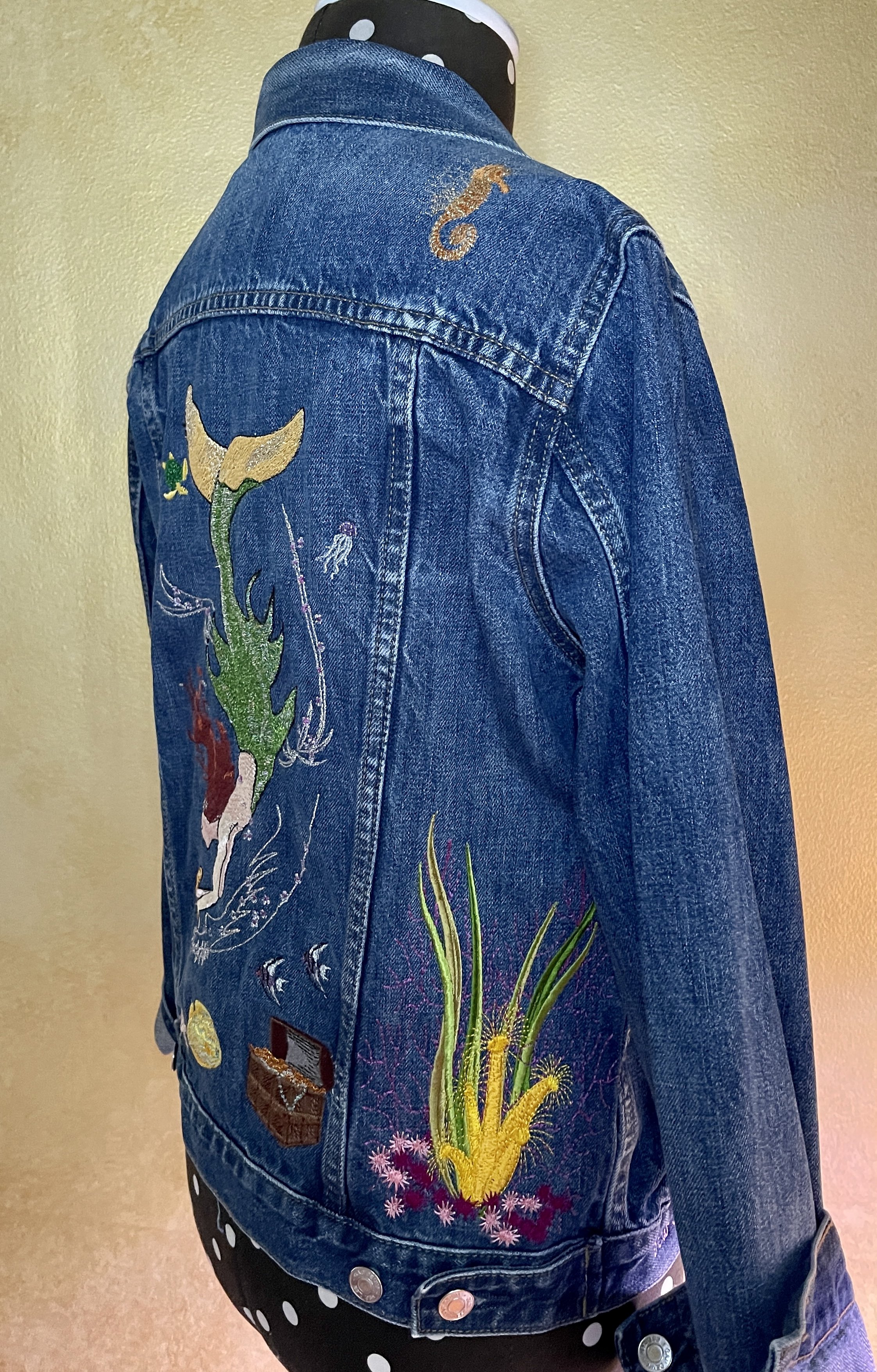 Embroidered Denim — Sew Cheeky & The Hanky Shoppe